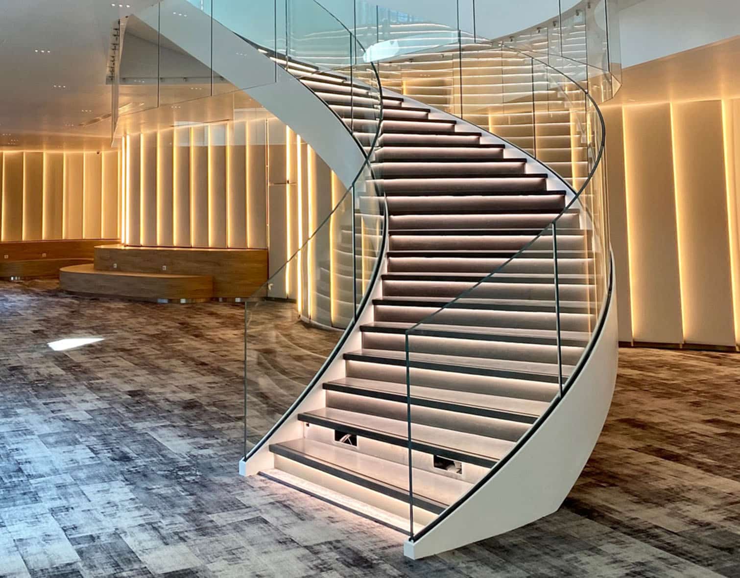 Création Taporo escalier en béton Ductal